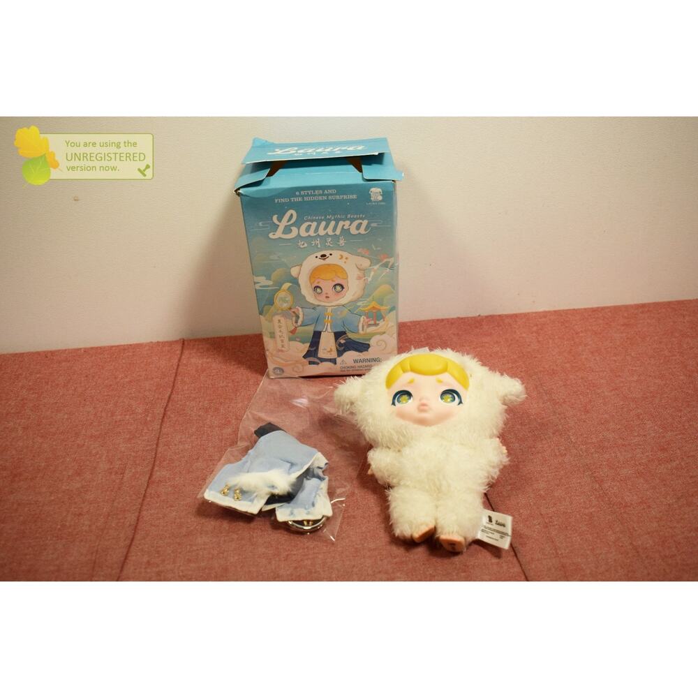 Laura Girl Mythic Beasts Series Plush Tiangou eats the Moon
